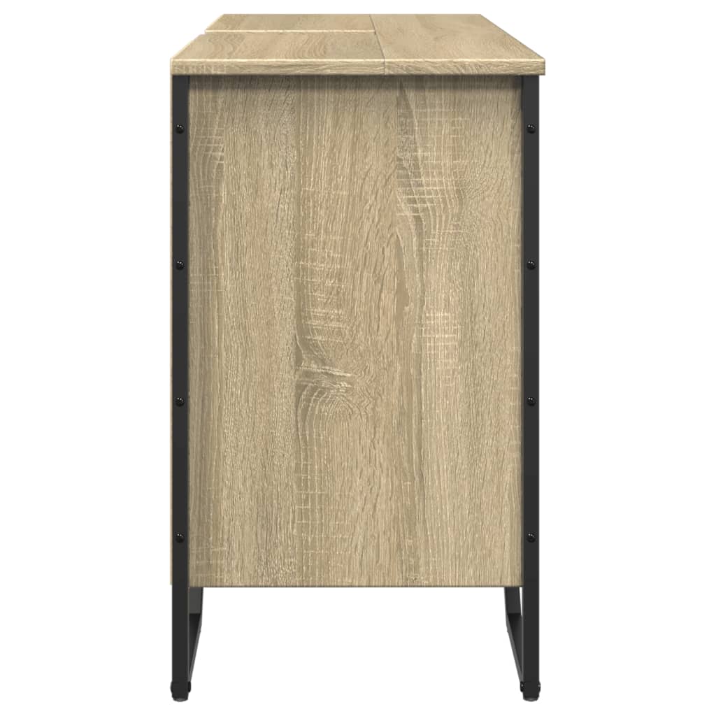 Mobile Lavabo Bagno Rovere Sonoma 91x35x60 cm in Truciolato | homemem39