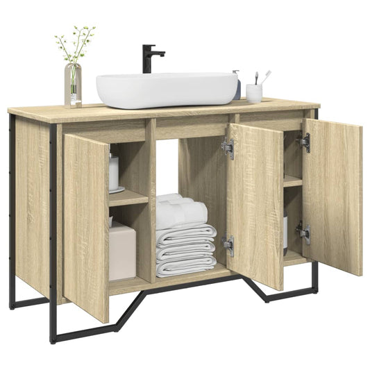 Mobile Lavabo Bagno Rovere Sonoma 91x35x60 cm in Truciolato | homemem39