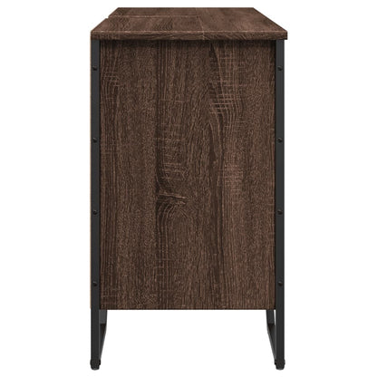 Mobile Lavabo Bagno Rovere Marrone 91x35x60cm in Truciolato | homemem39