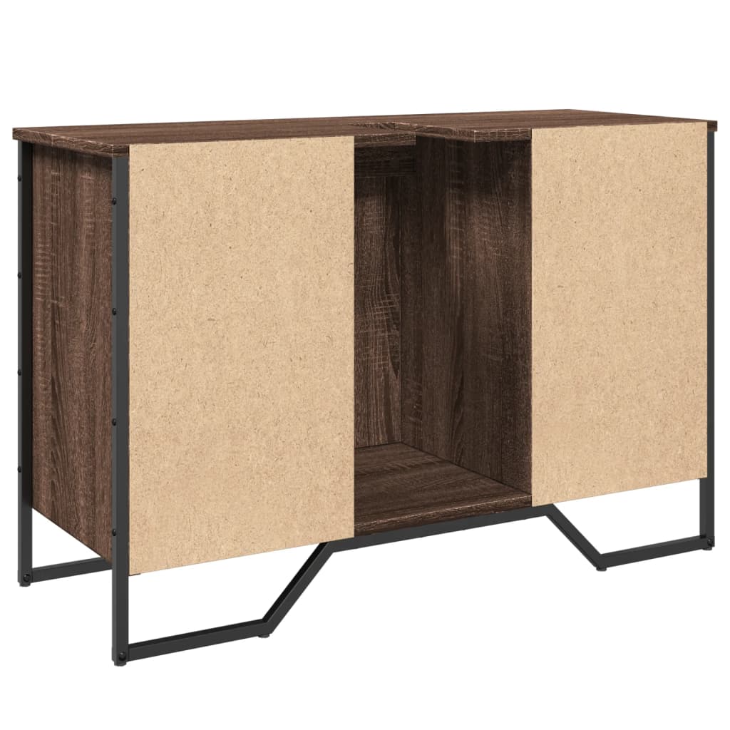 Mobile Lavabo Bagno Rovere Marrone 91x35x60cm in Truciolato | homemem39