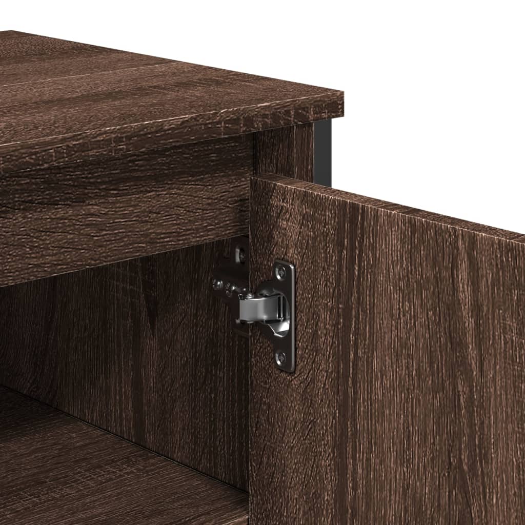 Mobile Lavabo Bagno Rovere Marrone 91x35x60cm in Truciolato | homemem39