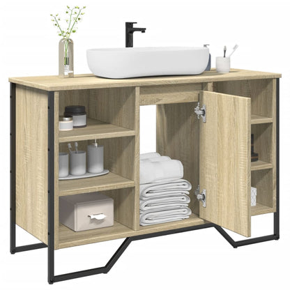 Mobile Lavabo Bagno Rovere Sonoma 91x35x60 cm in Truciolato | homemem39