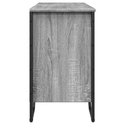 Mobile Lavabo Bagno Grigio Sonoma 91x35x60 cm in Truciolato | homemem39