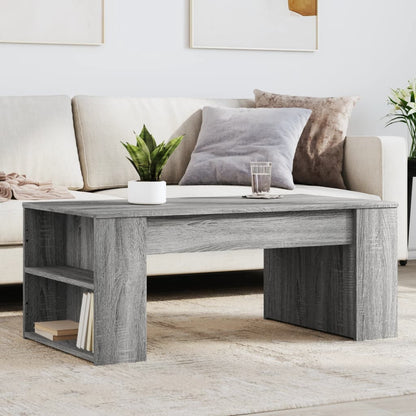 Tavolino da Salotto Grigio Sonoma 102x55x42cm Legno Multistrato | homemem39