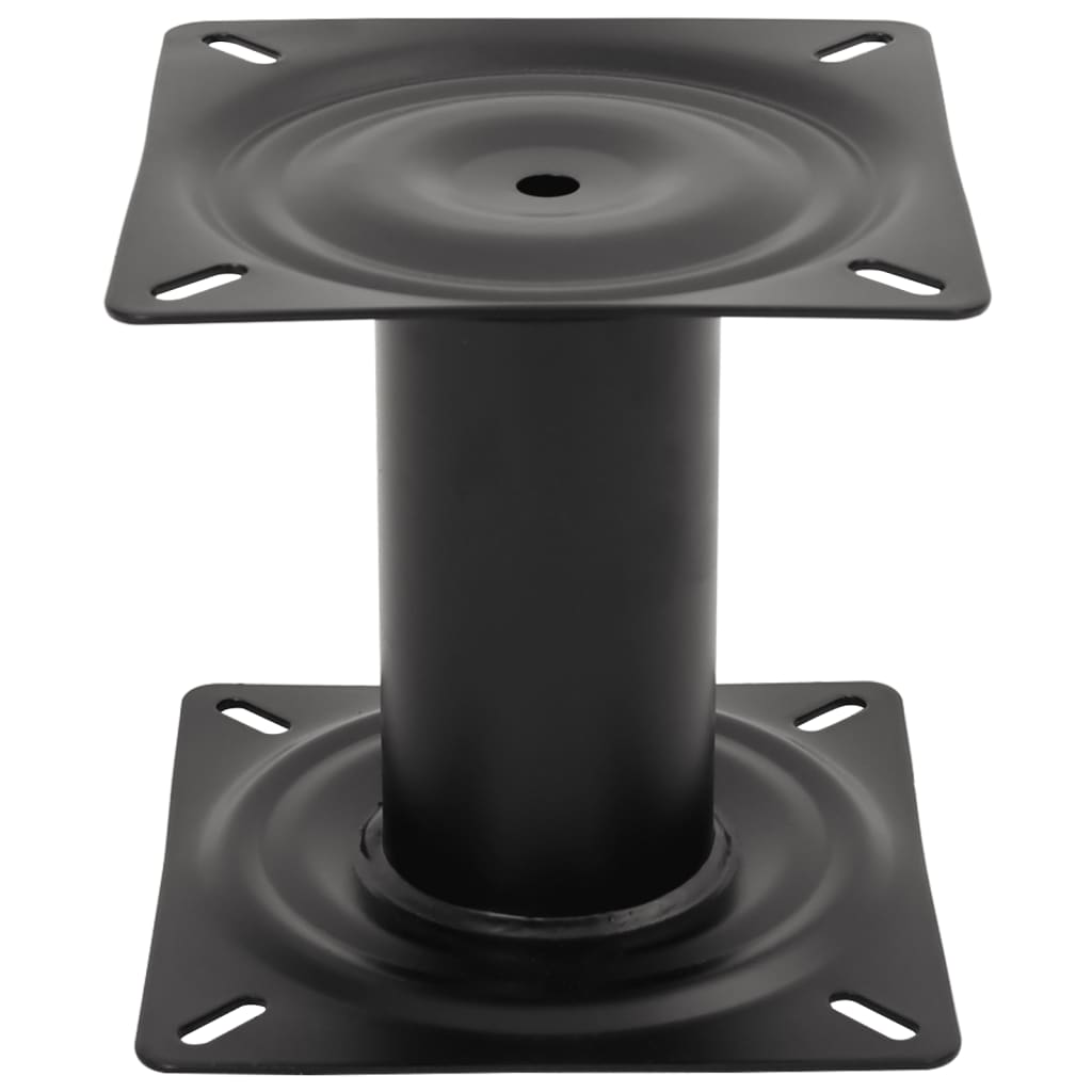 Supporto per Sedile da Barca Nero 18 cm in Acciaio