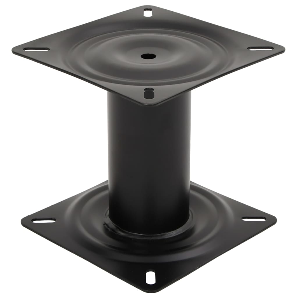 Supporto per Sedile da Barca Nero 18 cm in Acciaio | homemem39