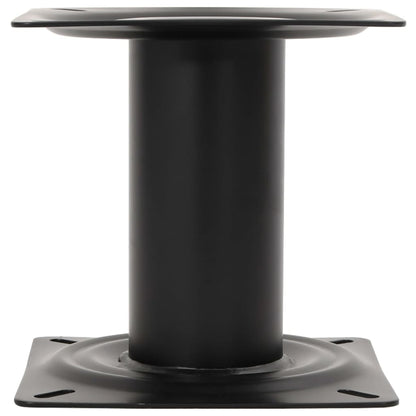 Supporto per Sedile da Barca Nero 18 cm in Acciaio | homemem39