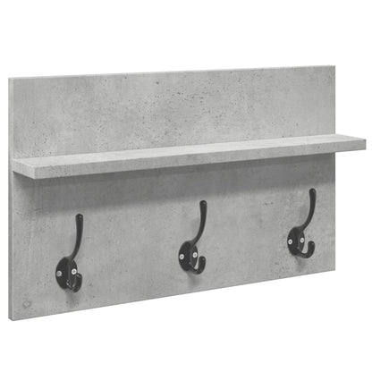 Set Mobili da Ingresso 4 pz Grigio Cemento in Legno Multistrato | homemem39