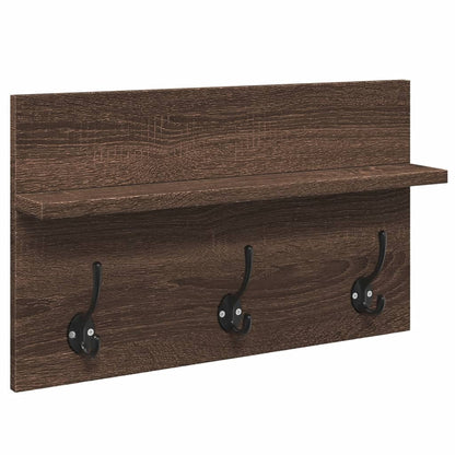 Set Mobili da Ingresso 4 pz Rovere Marrone in Legno Multistrato | homemem39