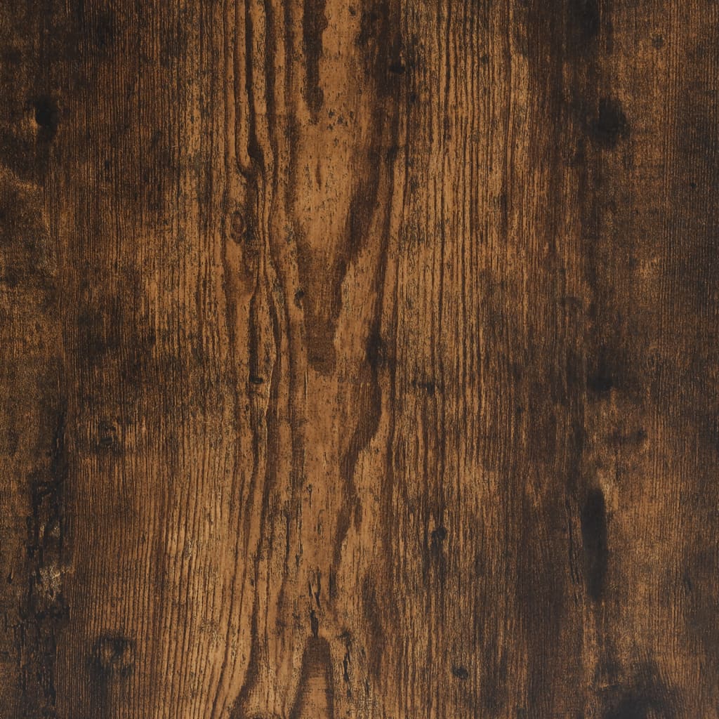 Armadietto Vetrina Rovere Fumo 100x15x58 cm Legno Multistrato | homemem39