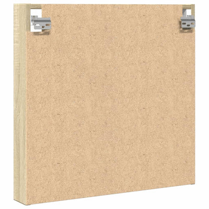 Armadietto Vetrina Rovere Sonoma 60x8,5x58 cm Legno Multistrato | homemem39