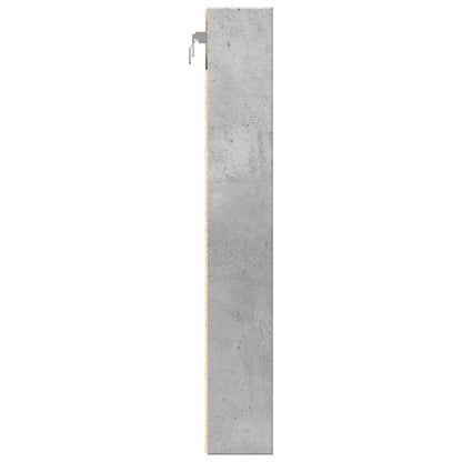 Armadietto Vetrina Grigio Cemento 60x8,5x58 cm Multistrato | homemem39