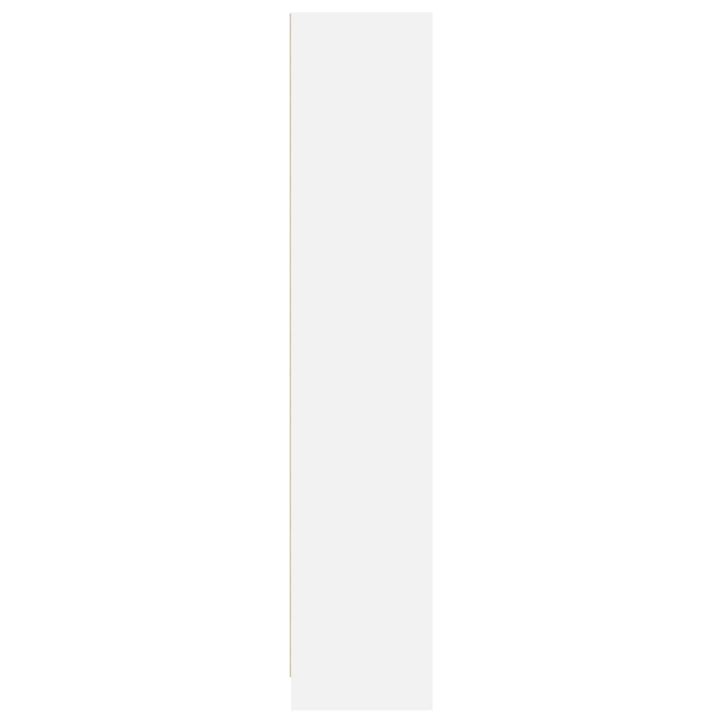 Libreria Bianca 57x28,5x107,5 cm in Legno Multistrato | homemem39