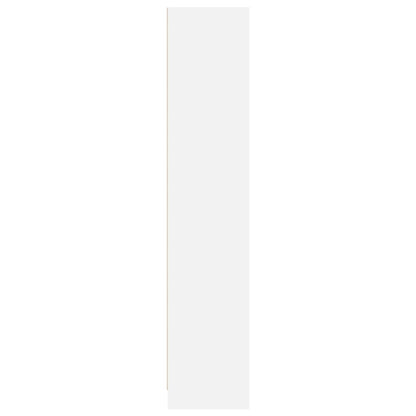 Libreria Bianca 57x28,5x107,5 cm in Legno Multistrato | homemem39
