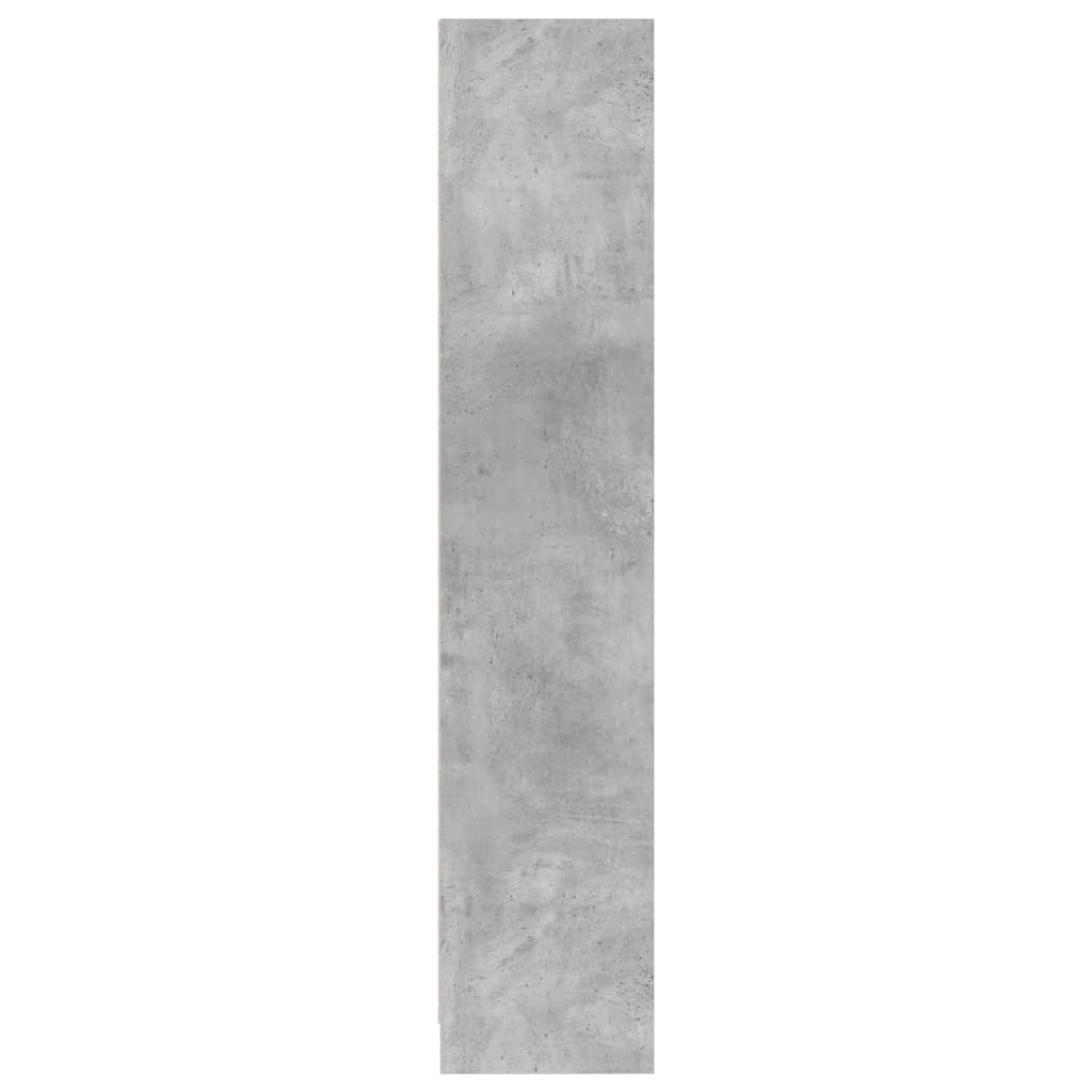 Libreria Grigio Cemento 57x28,5x107,5 cm in Legno Multistrato | homemem39