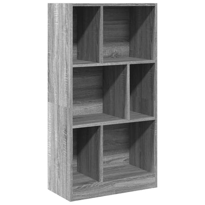 Libreria Grigio Sonoma 57x28,5x107,5 cm in Legno Multistrato | homemem39