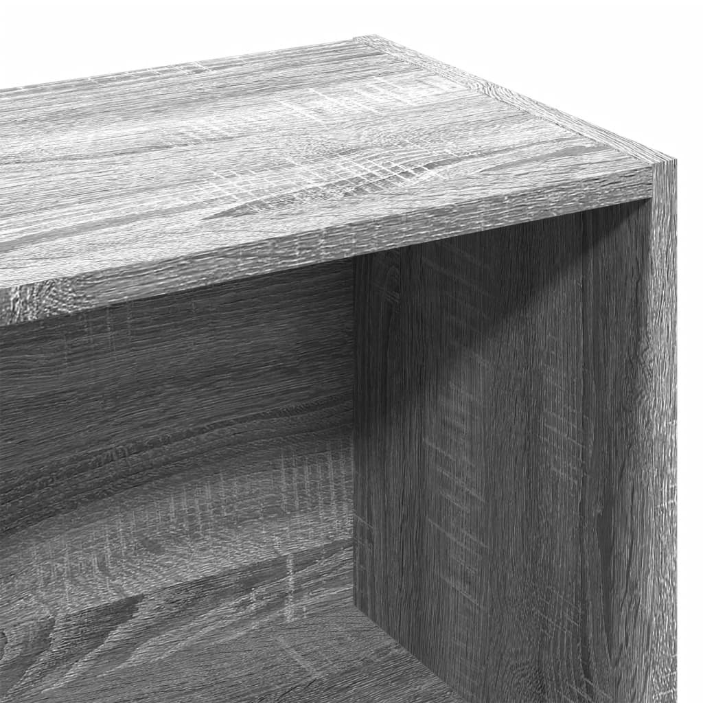 Libreria Grigio Sonoma 57x28,5x107,5 cm in Legno Multistrato | homemem39