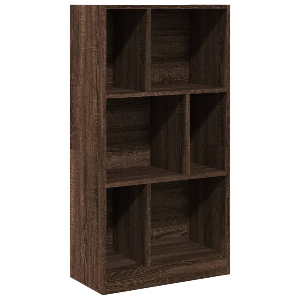 Libreria Rovere Marrone 57x28,5x107,5 cm in Legno Multistrato | homemem39