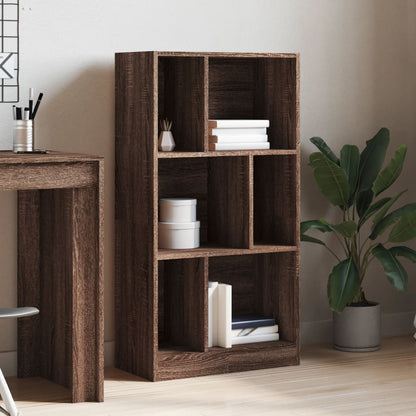 Libreria Rovere Marrone 57x28,5x107,5 cm in Legno Multistrato | homemem39