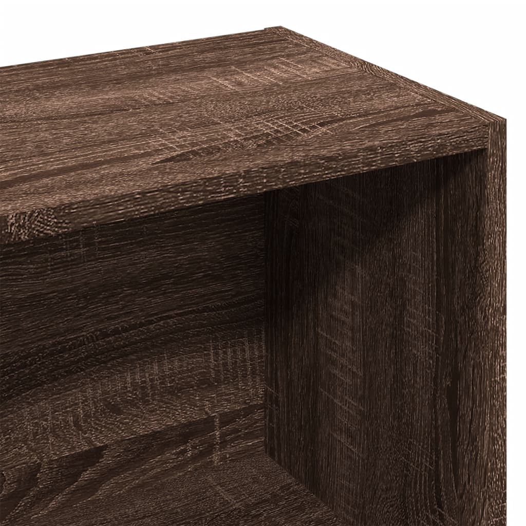 Libreria Rovere Marrone 57x28,5x107,5 cm in Legno Multistrato | homemem39