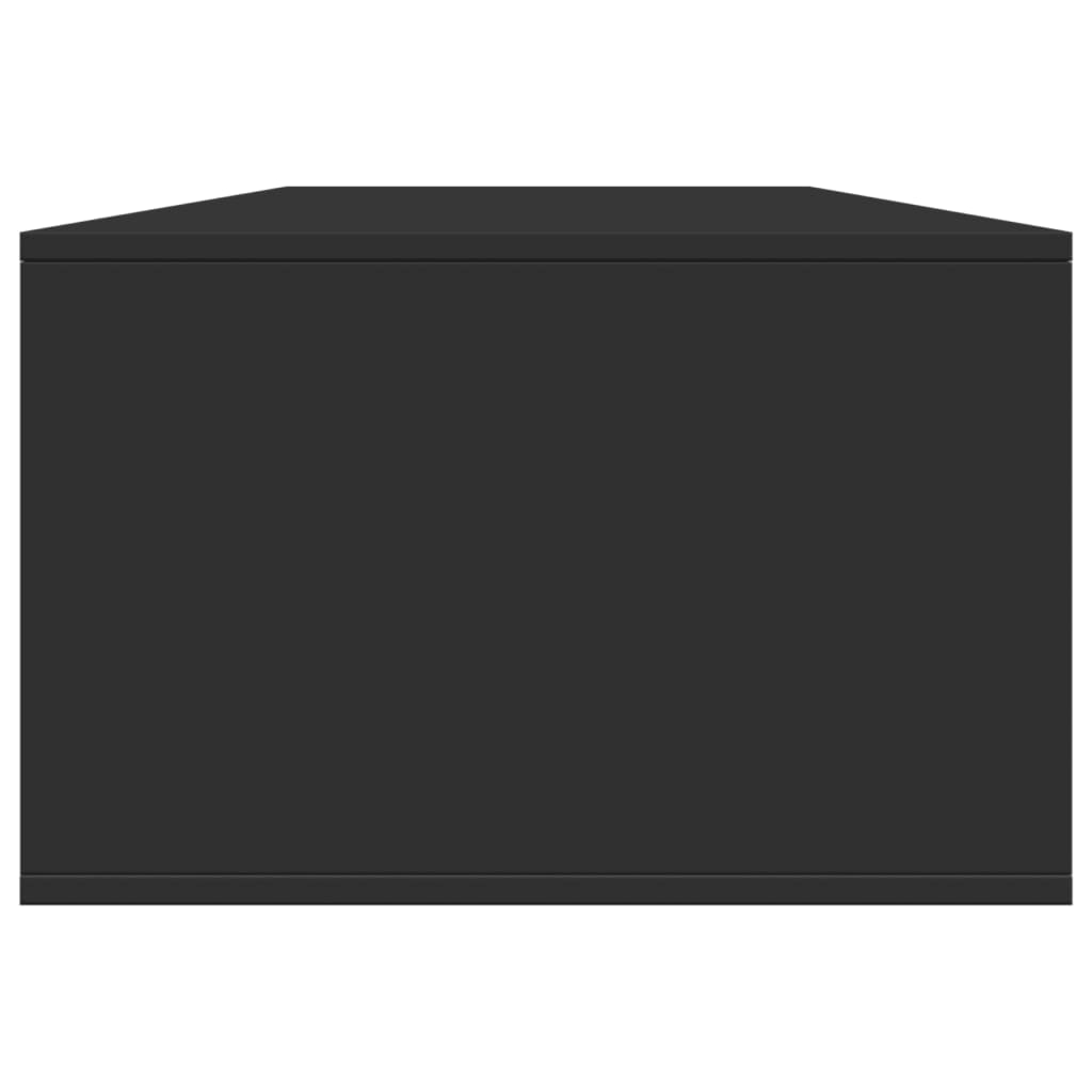 Tavolino da Salotto Nero 102x55x35 cm in Legno Multistrato | homemem39