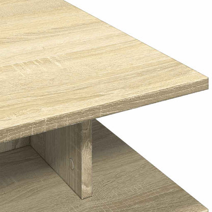 Tavolino Salotto Rovere Sonoma 102x55x35cm in Legno Multistrato | homemem39