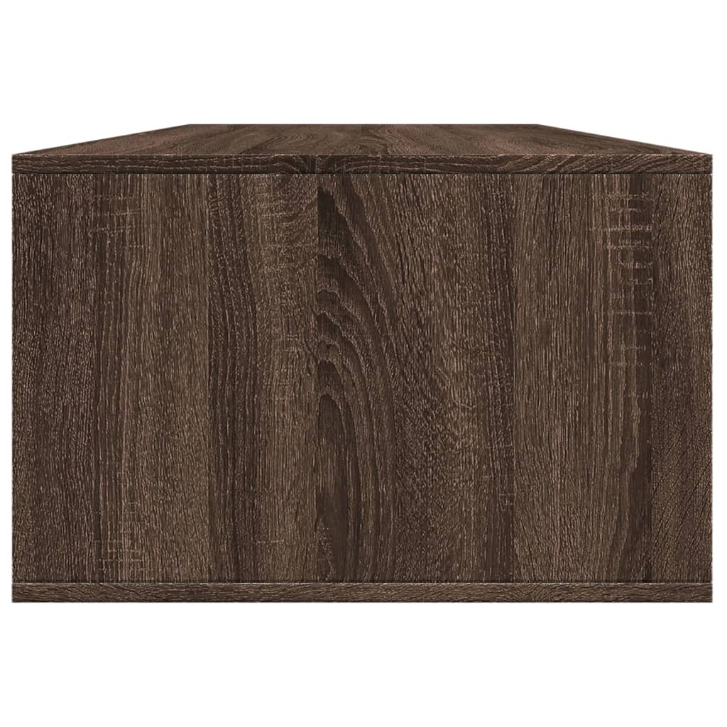 Tavolino Salotto Rovere Marrone 102x55x35 cm Legno Multistrato | homemem39
