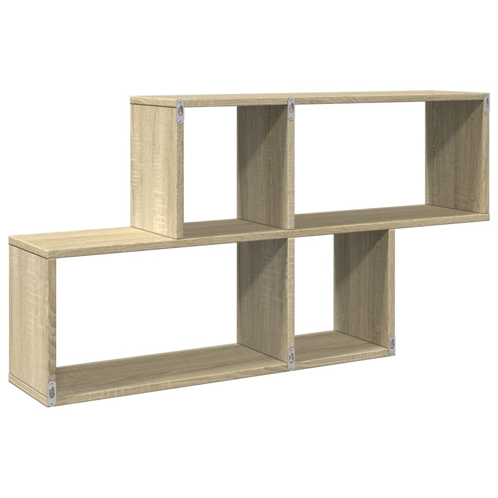Scaffale a Parete Rovere Sonoma 100x20x53cm Legno Multistrato | homemem39