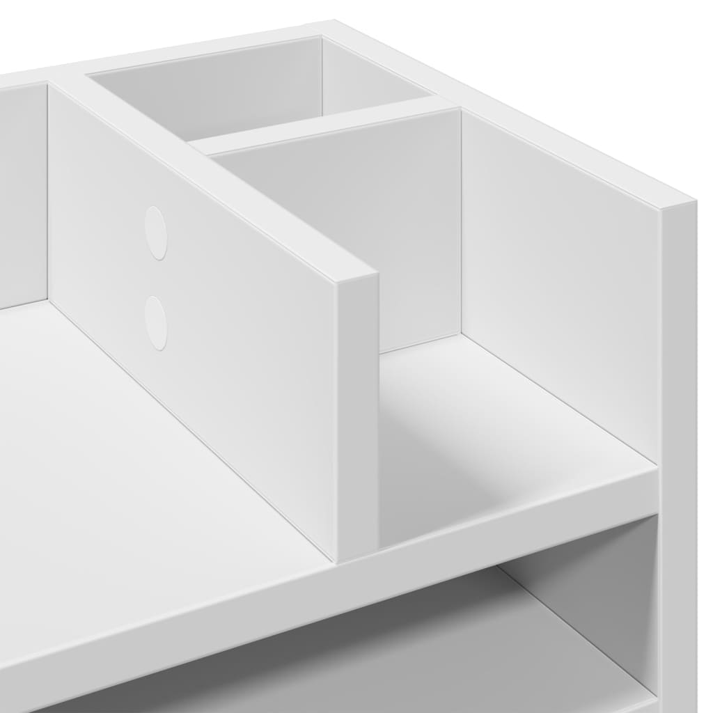 Organizer Scrivania Grigio Cemento 44,5x24x25 Legno Multistrato | homemem39
