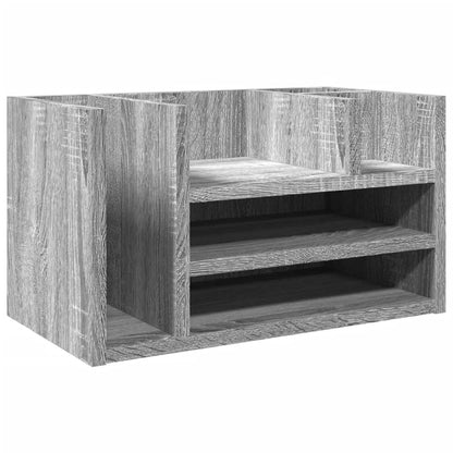 Organizer Scrivania Grigio Sonoma 44,5x24x25 Legno Multistrato | homemem39