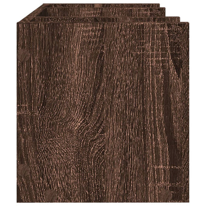 Organizer Scrivania Rovere Marrone 44,5x24x25 Legno Multistrato | homemem39