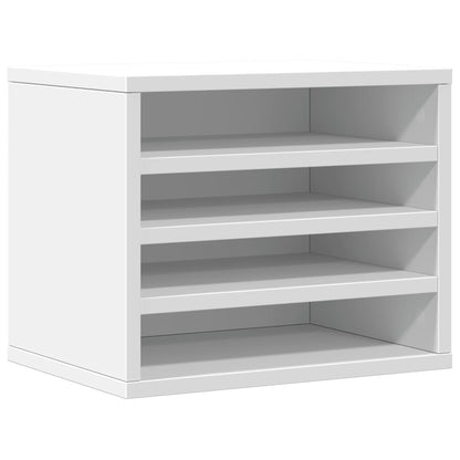 Organizer per la Scrivania Bianco 36x26x29,5 cm in Multistrato | homemem39