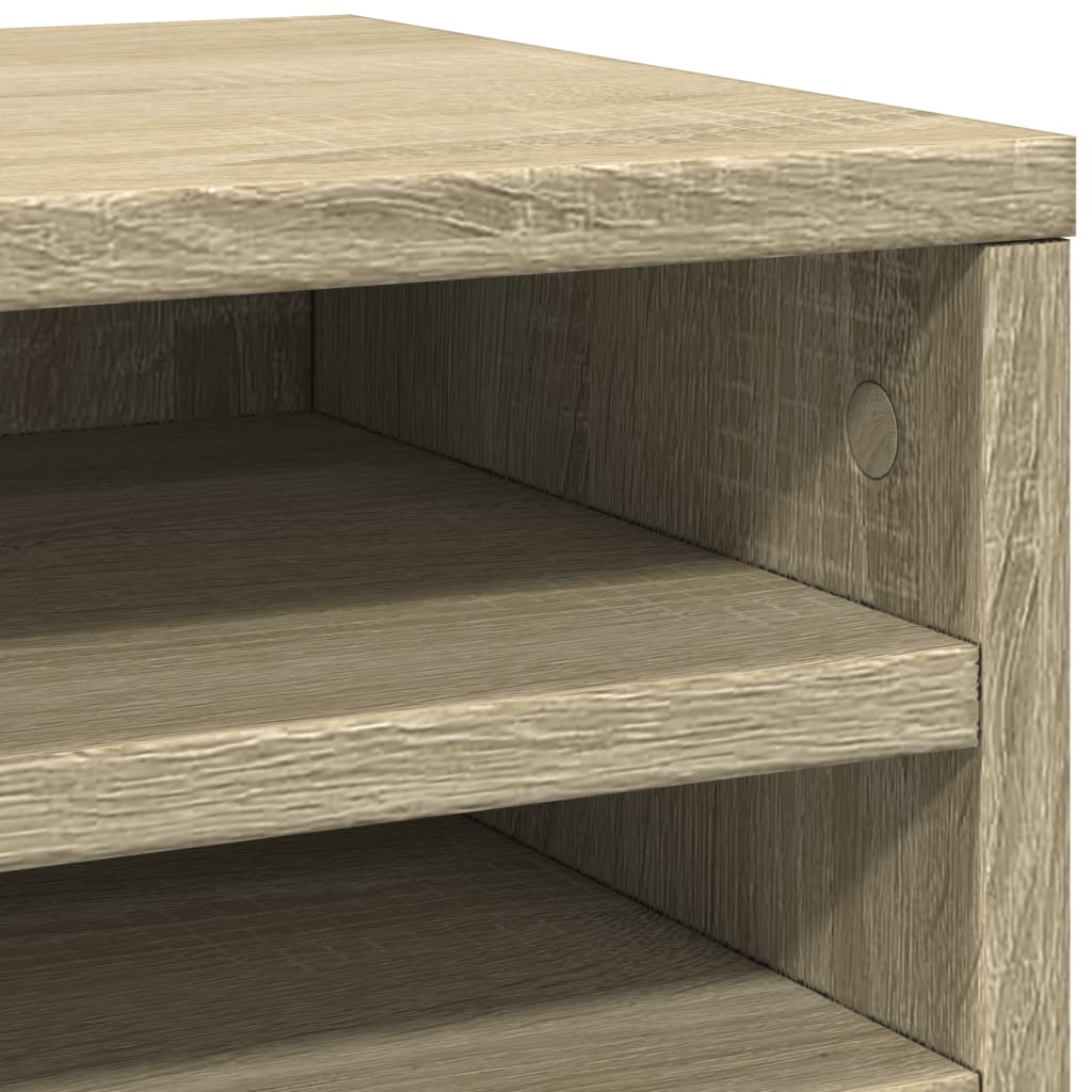 Organizer Scrivania Rovere Sonoma 36x26x29,5 Legno Multistrato | homemem39
