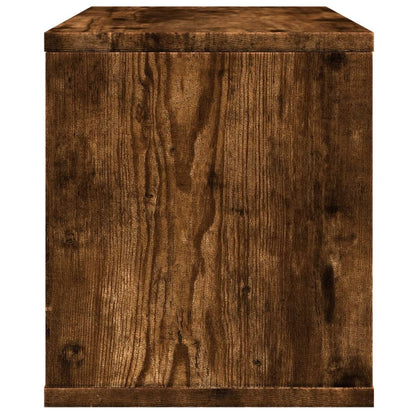 Organizer Scrivania Rovere Fumo 36x26x29,5cm Legno Multistrato