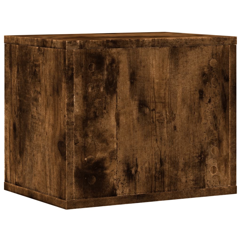 Organizer Scrivania Rovere Fumo 36x26x29,5cm Legno Multistrato