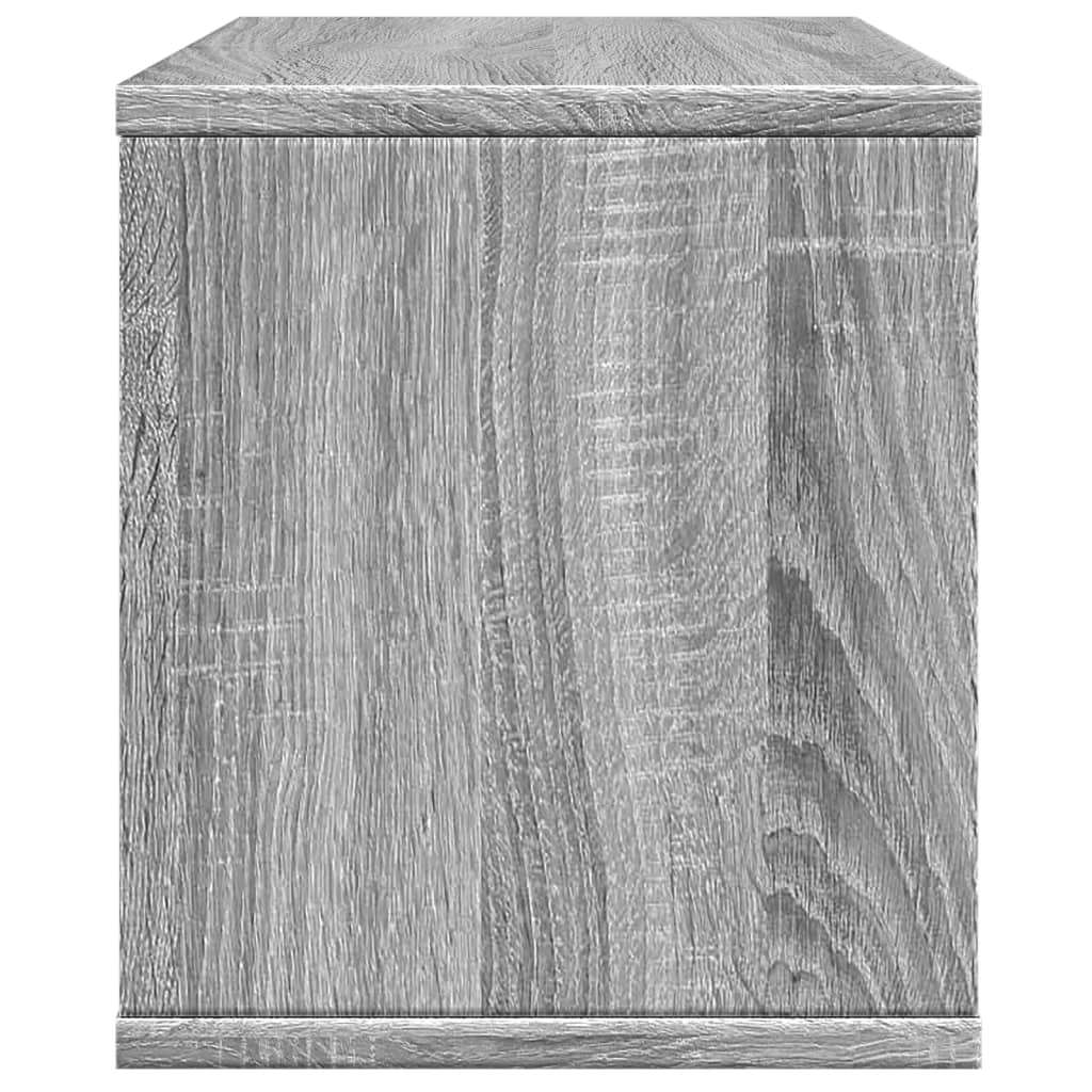 Organizer Scrivania Grigio Sonoma 36x26x29,5 Legno Multistrato