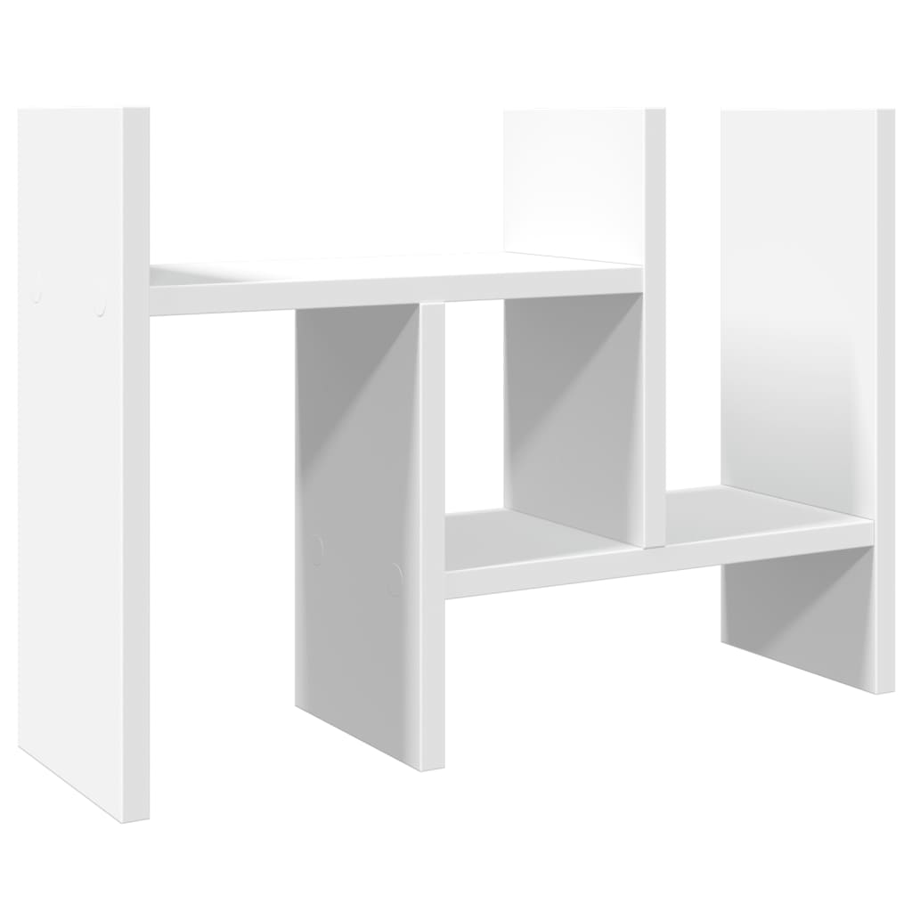 Organizer Scrivania Bianco 34,5x15,5x35,5 cm Legno Multistrato