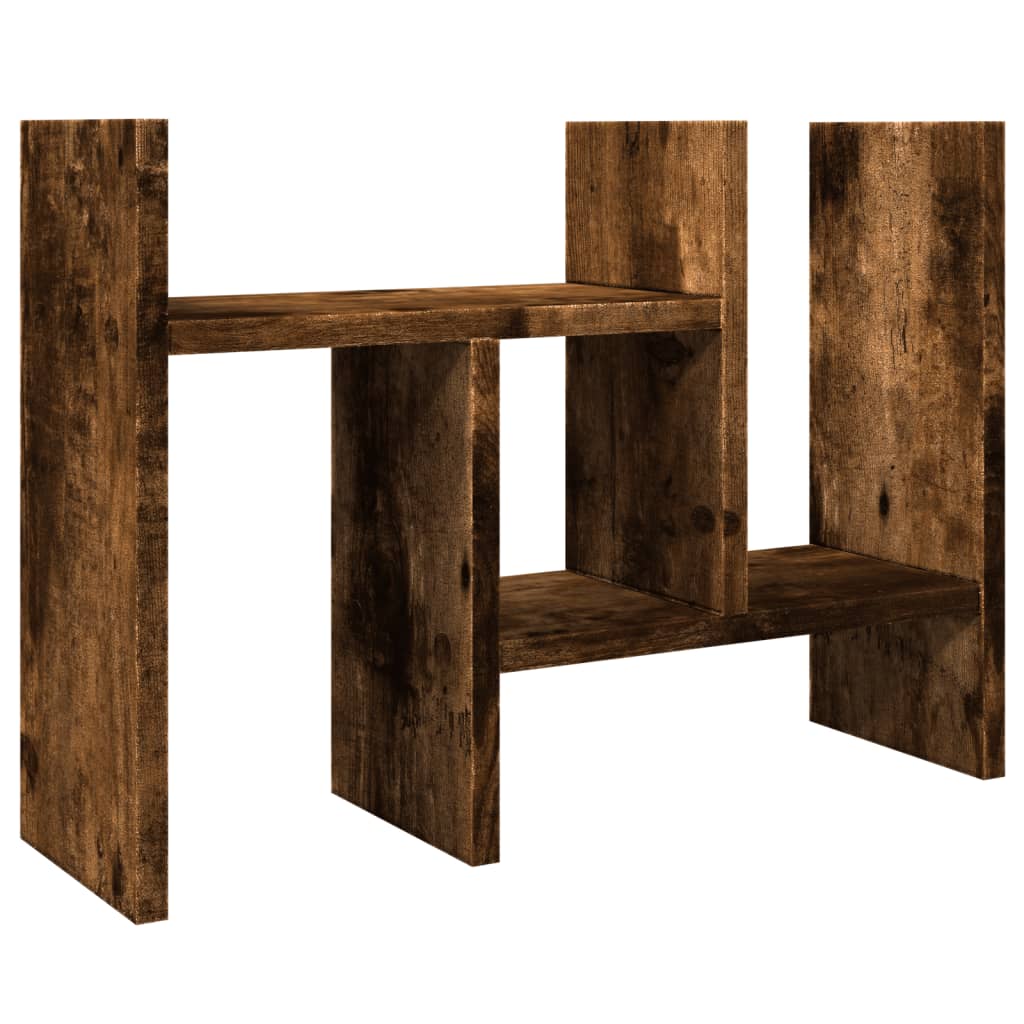 Organizer Scrivania Rovere Fumo 34,5x15,5x35,5 cm Multistrato