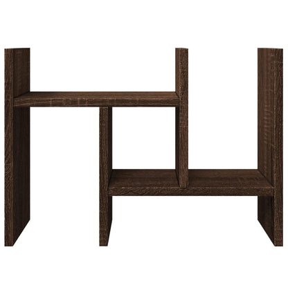 Organizer Scrivania Rovere Marrone 34,5x15,5x35,5cm Multistrato