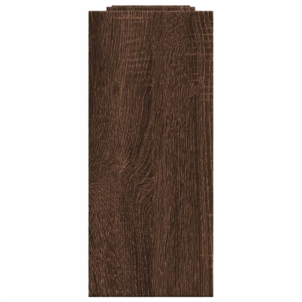 Organizer Scrivania Rovere Marrone 34,5x15,5x35,5cm Multistrato