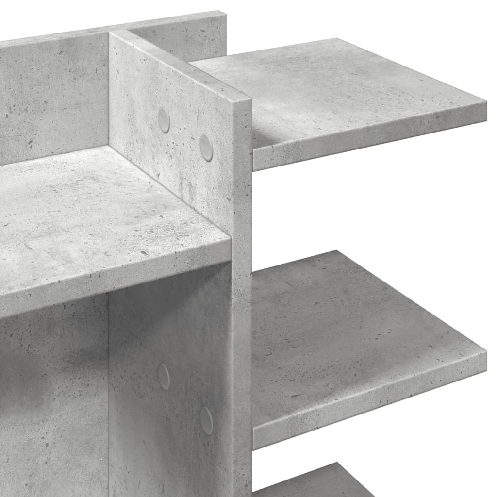 Organizer Scrivania Grigio Cemento 42x21,5x42 cm Multistrato | homemem39