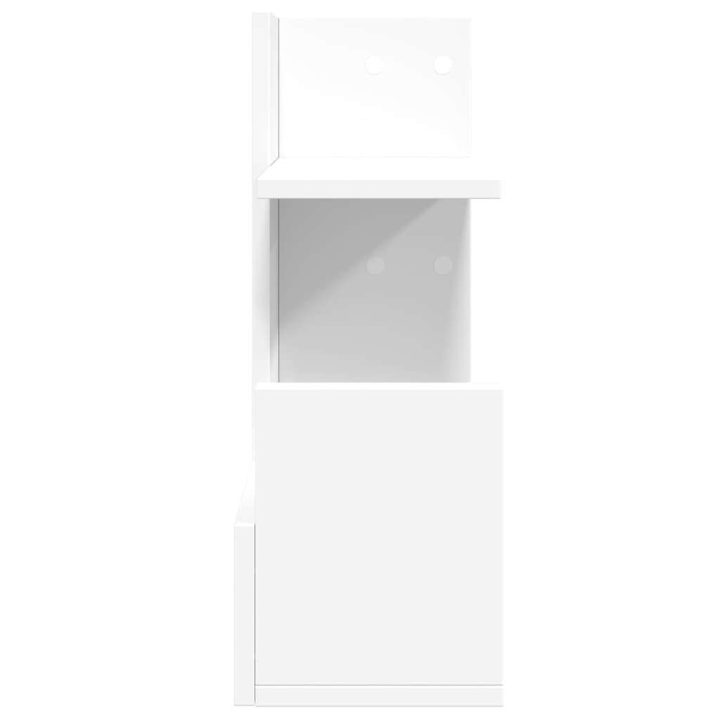 Organizer per la Scrivania Bianco 49x20x52,5 cm in Multistrato | homemem39