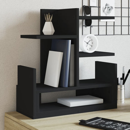 Organizer per la Scrivania Nero 49x20x52,5 cm in Multistrato | homemem39