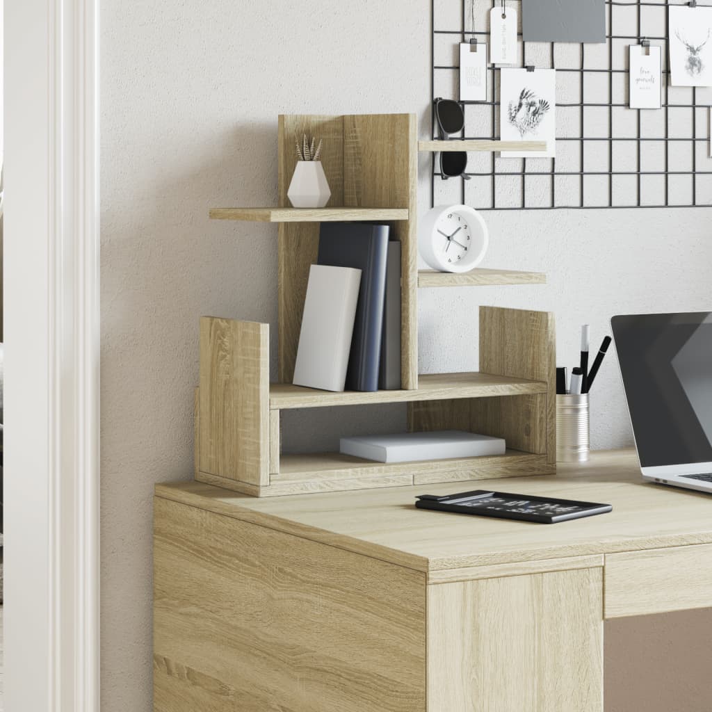 Organizer Scrivania Rovere Sonoma 49x20x52,5 cm Multistrato | homemem39