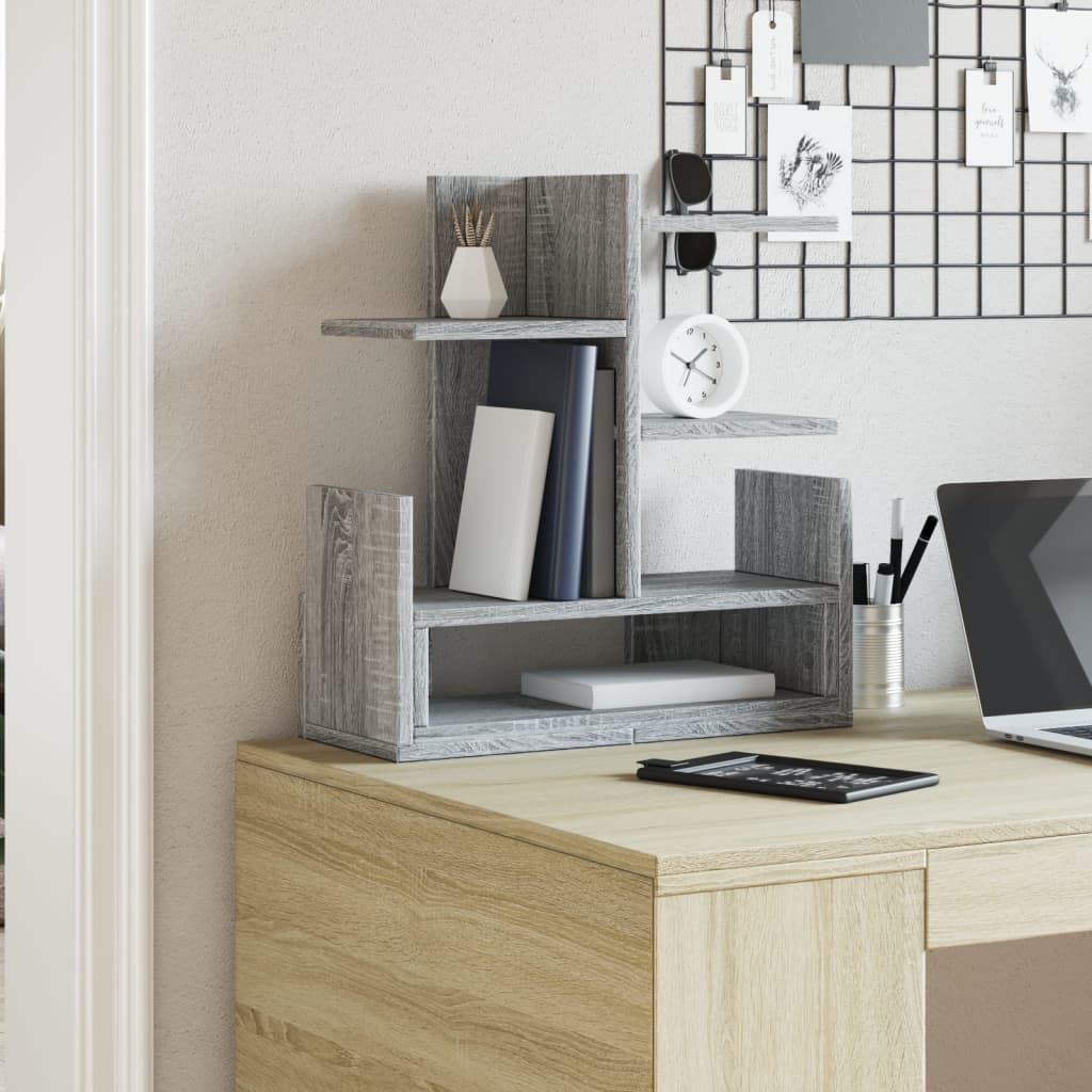 Organizer Scrivania Grigio Sonoma 49x20x52,5 cm Multistrato | homemem39