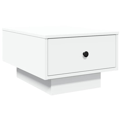 Tavolino da Salotto Bianco 60x45x31 cm in Legno Multistrato | homemem39