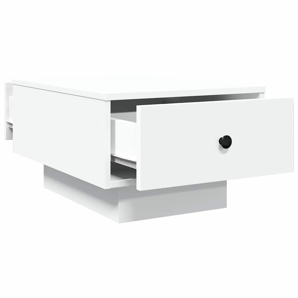 Tavolino da Salotto Bianco 60x45x31 cm in Legno Multistrato | homemem39