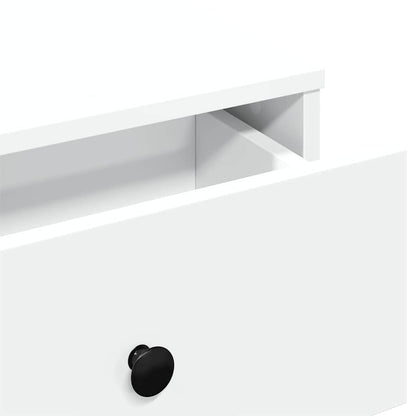 Tavolino da Salotto Bianco 60x45x31 cm in Legno Multistrato | homemem39