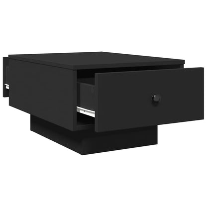 Tavolino da Salotto Nero 60x45x31 cm in Legno Multistrato | homemem39