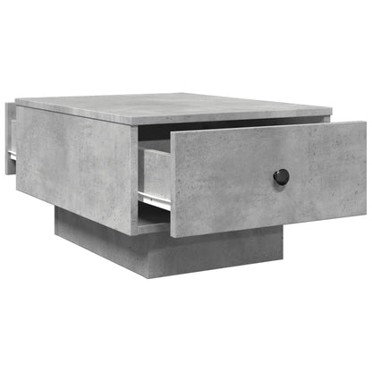 Tavolino da Salotto Grigio Cemento 60x45x31cm Legno Multistrato | homemem39